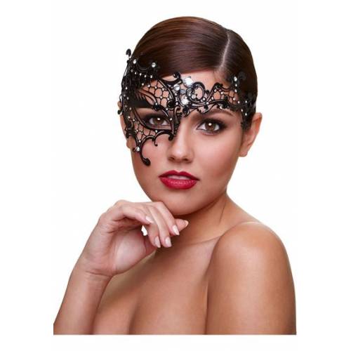 Маска со стразами Mask Seductress черная