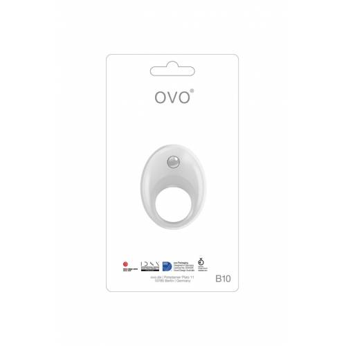 Вибромассажер B10 VIBRATING RING WHITE