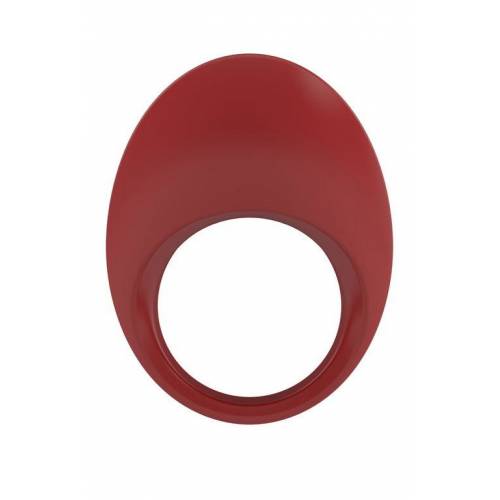 Эрекционное вибро-кольцо OVO B11 VIBRATING RING RED