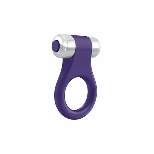 Вибромассажер B1 VIBRATING RING LILAC CHROME