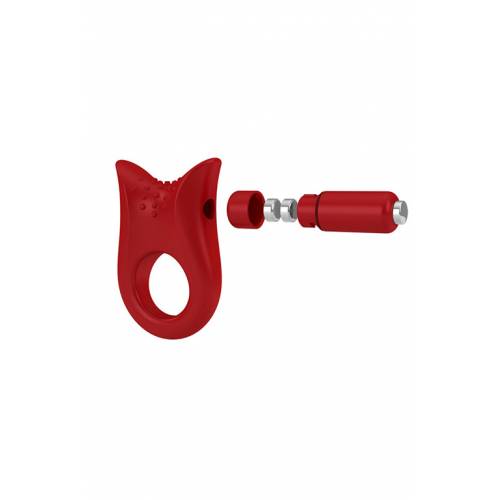 Вибромассажер B2 VIBRATING RING RED