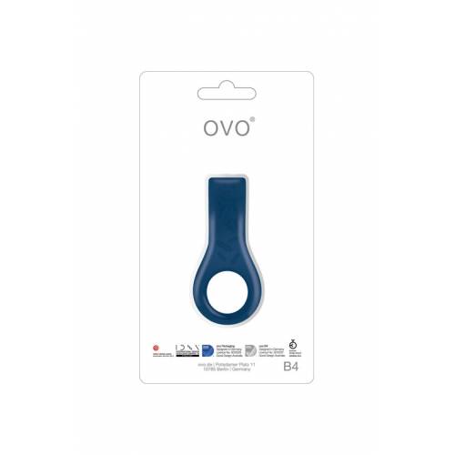 Вибромассажер B4 VIBRATING RING BLUE