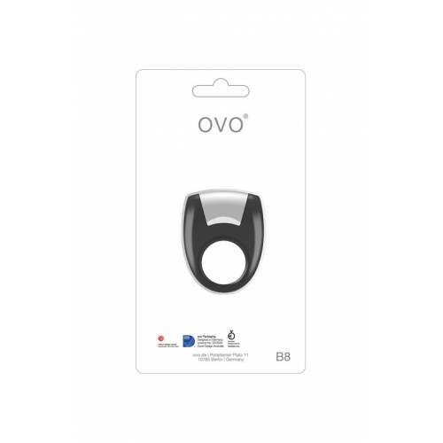 Вибромассажер B8 VIBRATING RING BLACK