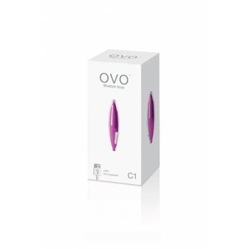 Вибромассажер перезаряжаемый C1 RECHARGEABLE MINI VIBE LILAC