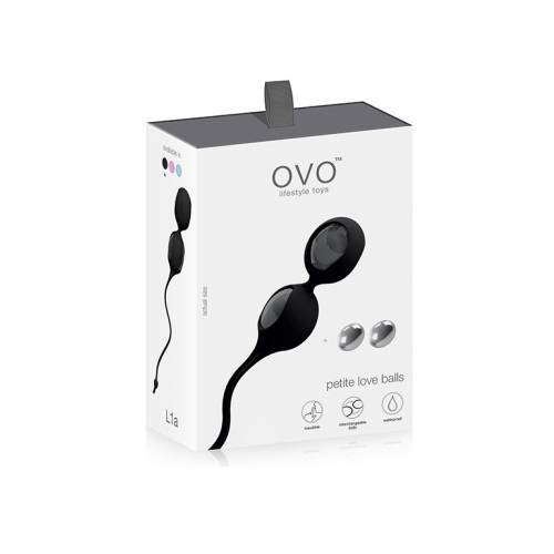 Виброшарики OVO L1A LOVE BALL BLACK