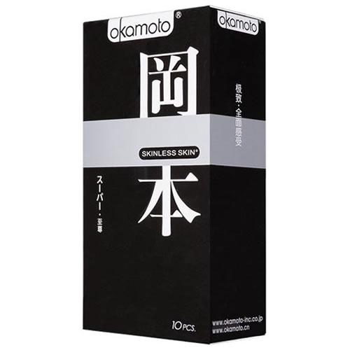 Презервативы OKAMOTO Skinless Skin Super с двойной смазкой и ароматом ванили №10