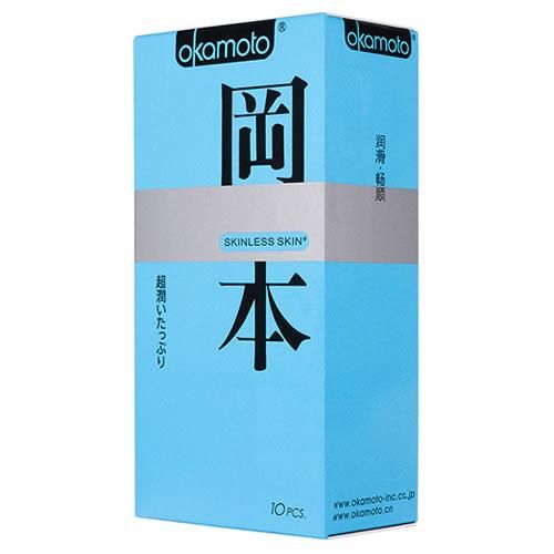 Презервативы OKAMOTO Skinless Skin Super Lubricative с двойной смазкой №10