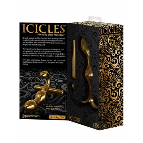 Вибромассажер Icicles Gold Edition G08 - Gold