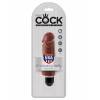 Вибратор PipeDream King Cock 5'' Vibrating Stiffy коричневый