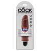 Вибратор PipeDream King Cock 6'' Vibrating Stiffy коричневый