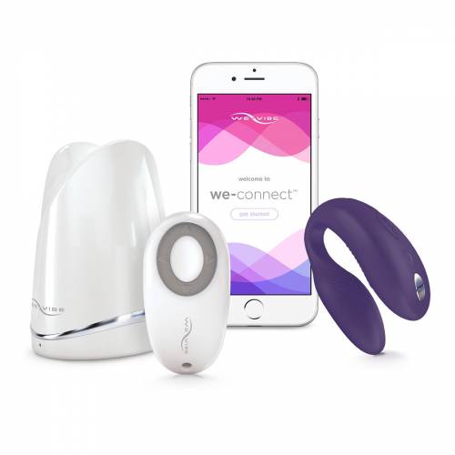 Вибратор для пар WE-VIBE Sync фиолетовый