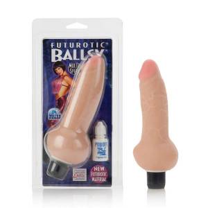 Фаллоимитатор Futurotic Ballsy Vibrating Dong - 4.5