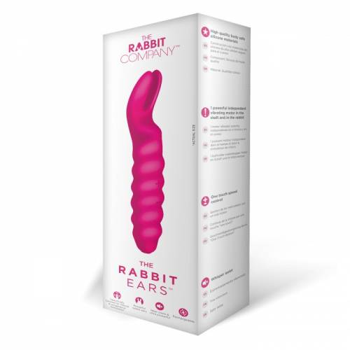 Вибростимулятор для клитора Rabbit Ears розовый