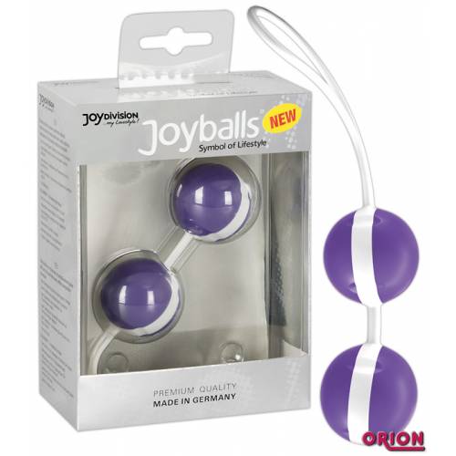 Вагинальные шарики Joyballs фиолетово-белые