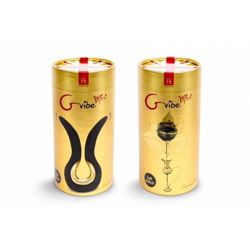 Красивый вибратор Gvibe Mini Gold, с покрытием золотом