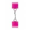 Наручники Translucent Handcuffs with Velcro Pink