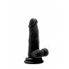 Фаллоимитатор Realistic Cock 6" With Scrotum Black