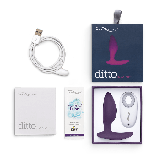 Анальная вибровтулка WE-VIBE Ditto фиолетовая