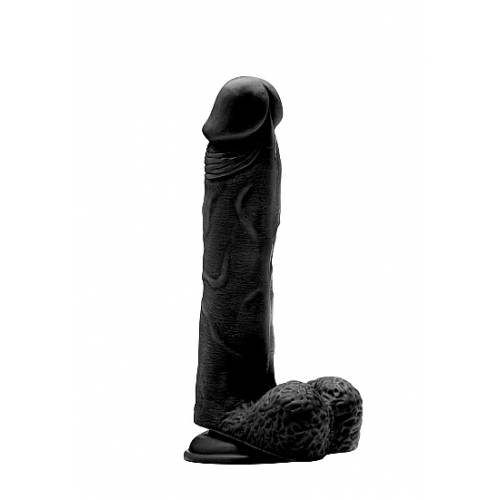 Фаллоимитатор Realistic Cock 9" With Scrotum Black