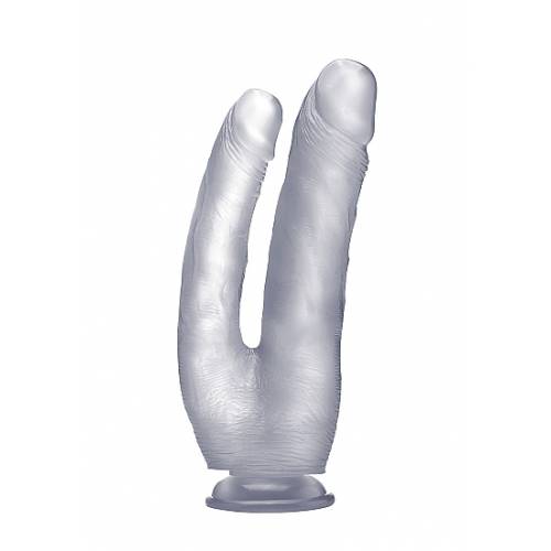 Двойной фаллоимитатор Realistic Cock 10" Transparent