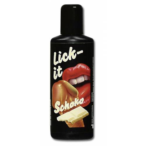 Съедобная смазка Lick It Белый шоколад 50мл, массаж 3в1