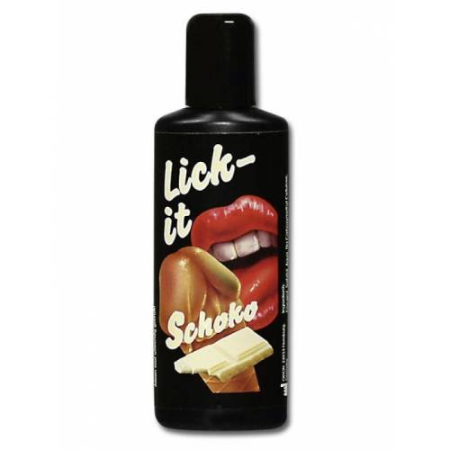 Lick It Белый шоколад 100мл Съедобная смазка + массаж 3в1