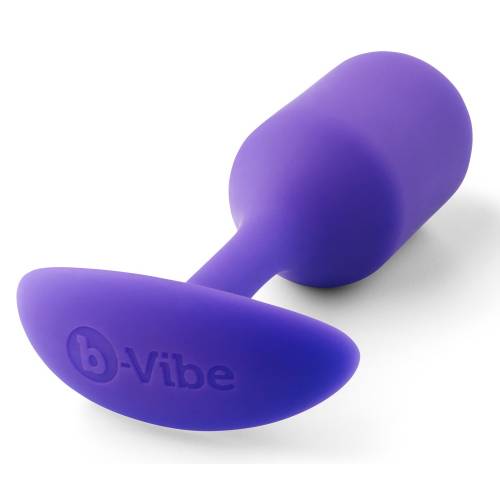 Анальная втулка b-Vibe Snug Plug 2, фиолетовая