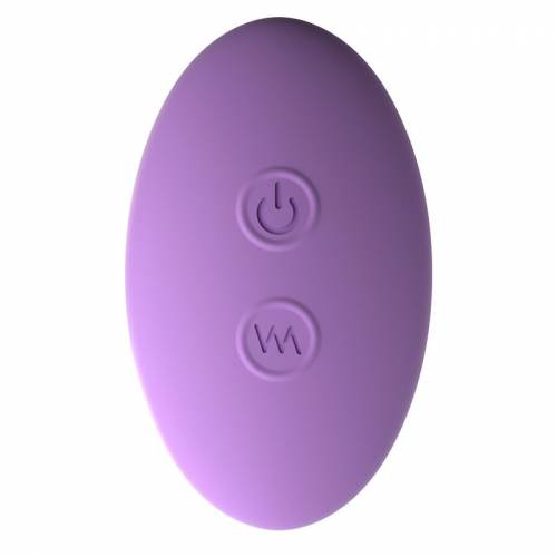 Компактный вибростимулятор с пультом ДУ Fantasy For Her Remote Silicone Please-Her