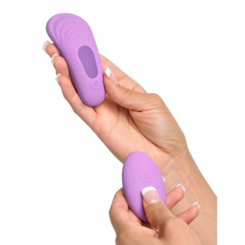 Компактный вибростимулятор с пультом ДУ Fantasy For Her Remote Silicone Please-Her