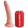 Фаллоимитатор реалистик King Cock+ Dual Density 7" телесный