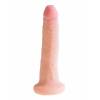Фаллоимитатор реалистик King Cock+ Dual Density 7" телесный