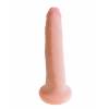 Фаллоимитатор реалистик King Cock+ Dual Density 7" телесный