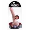 Фаллоимитатор реалистик King Cock+ Dual Density 9" телесный