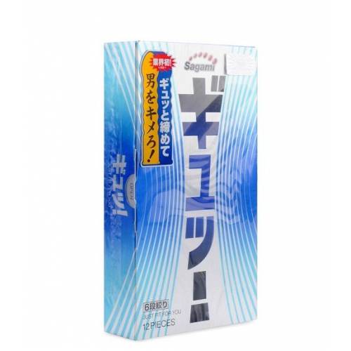 Презервативы SAGAMI 6 Fit V Premium 12шт. супер облегающие