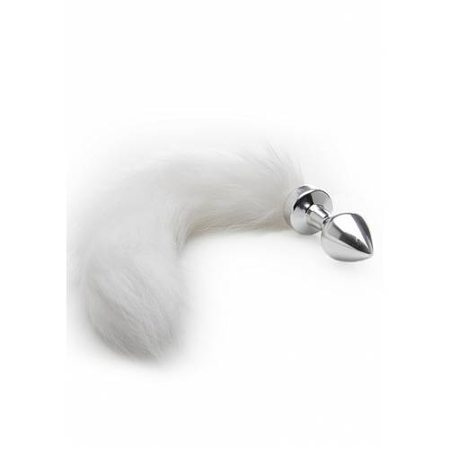 Анальная пробка White Tail Buttplug Silver