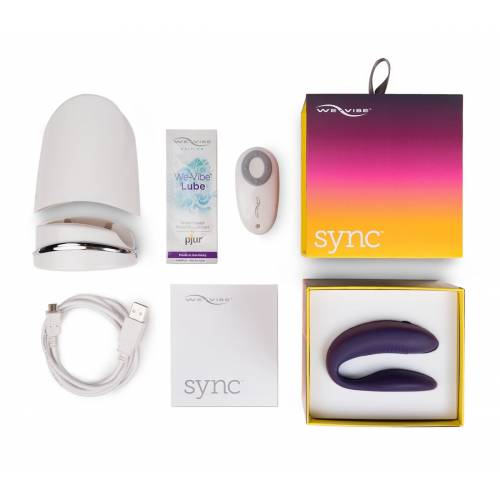 Вибратор для пар WE-VIBE Sync фиолетовый