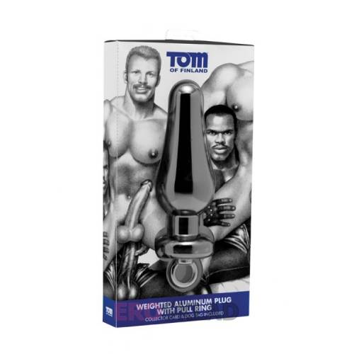 Анальная пробка с ограничителем, 17 см - Tom of Finland