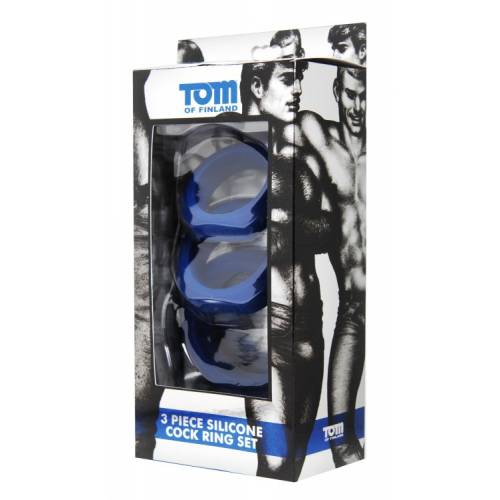 Эрекционные кольца из силикона Tom of Finland