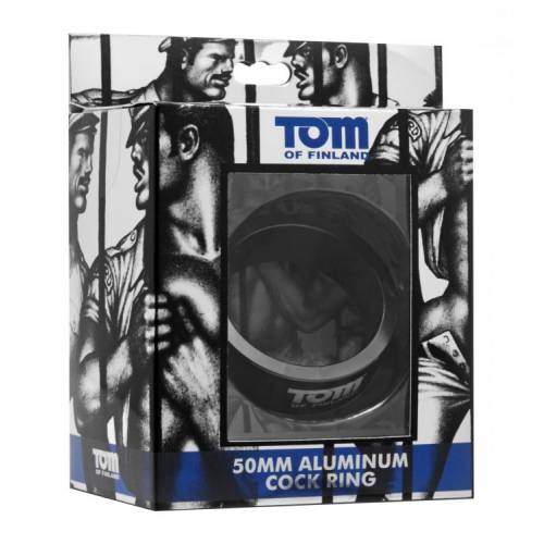 Эрекционное кольцо из металла Tom of Finland - 5 см