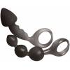 Набор анальных стимуляторов Bottoms Up® Butt Silicone Anal Toy Set, серый